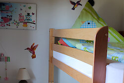 Kinderzimmer mit Stockbett - Ferienwohnung Sonneneck